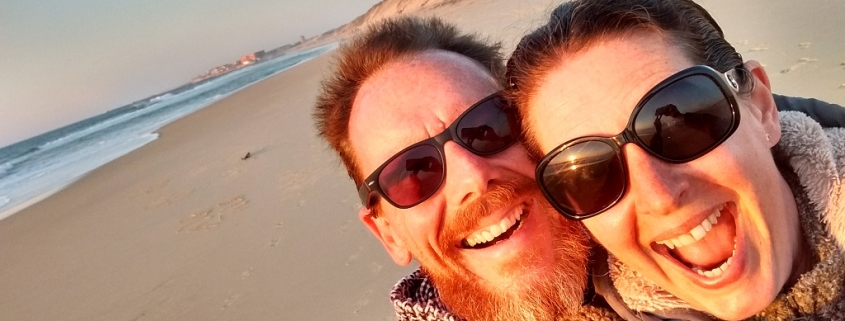 sunset at Capbreton, France