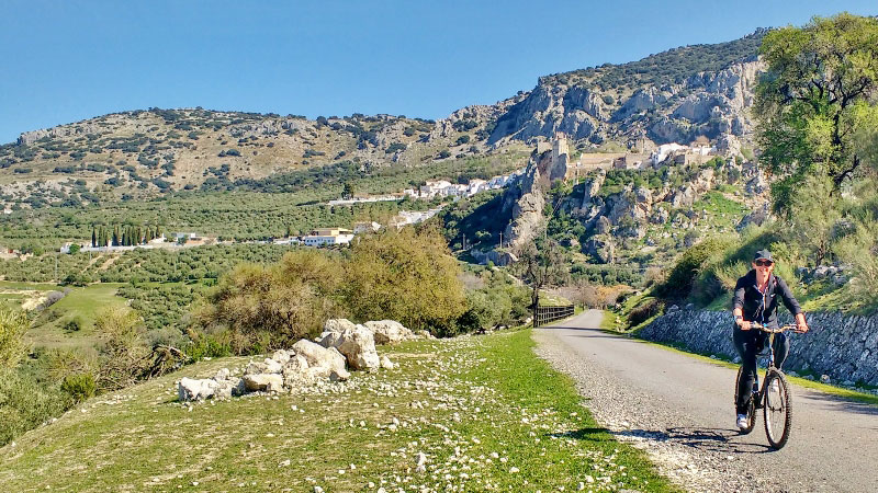 cycling via verde subbetica, zuheros Spain