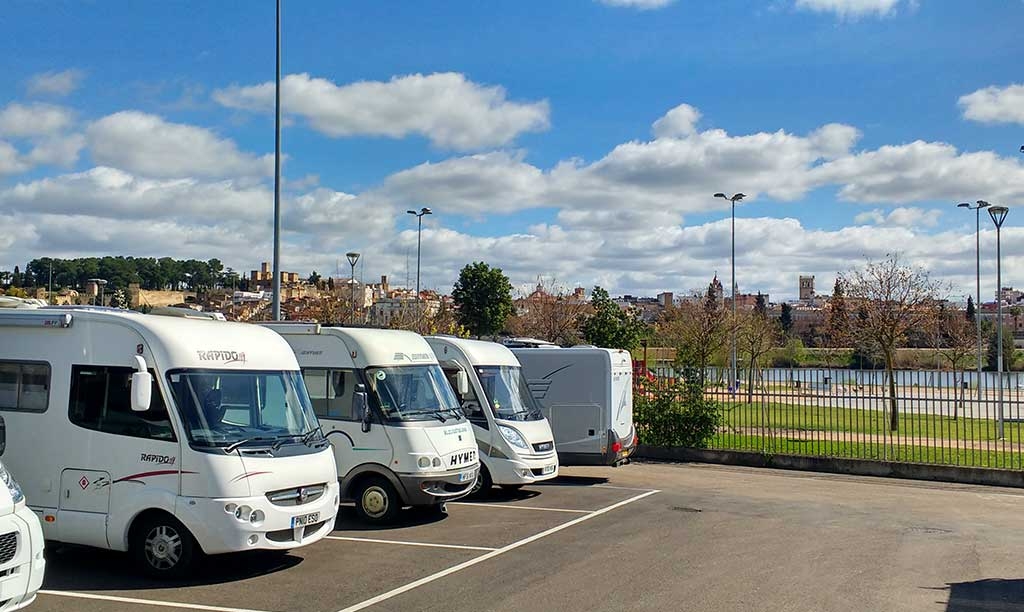 Badajoz Motorhome Aire Spain