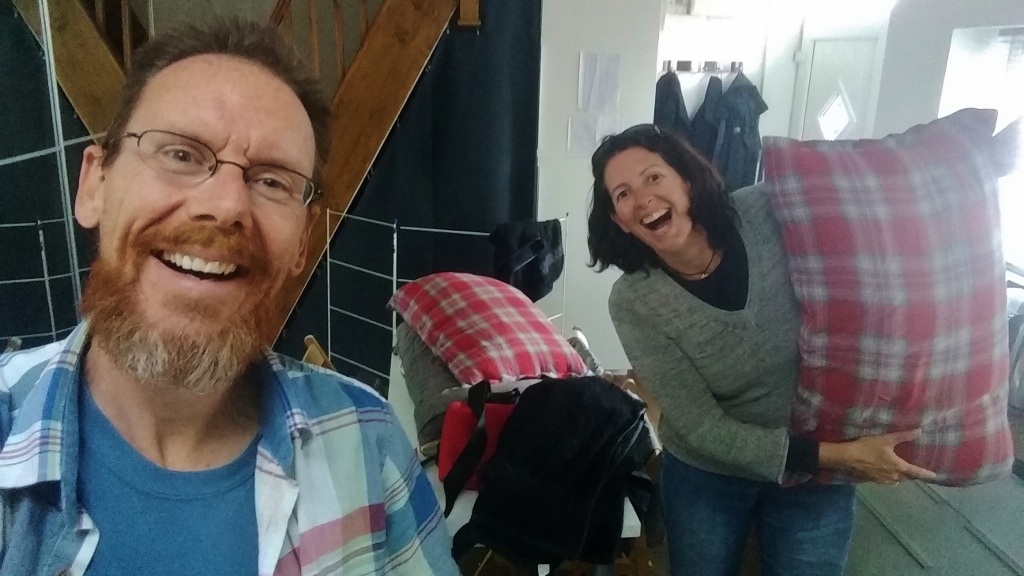 unpacking after motorhome trip