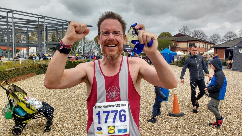 Boston Marathon UK Finisher