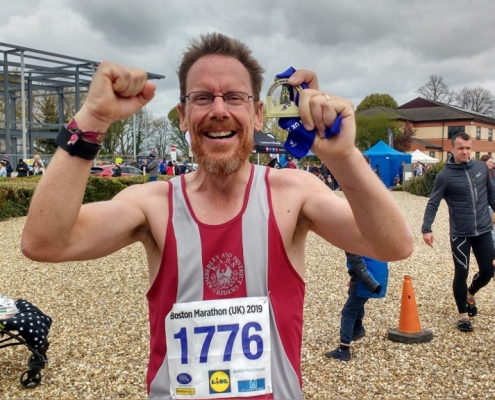 Boston Marathon UK Finisher