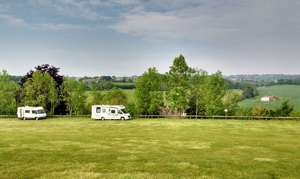 motorhome parking Gerberoy, France