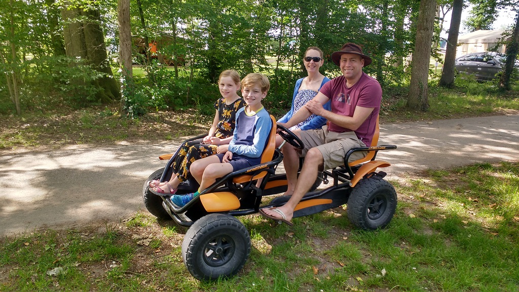 Go karting on the campsite near Muides-sur-Loire