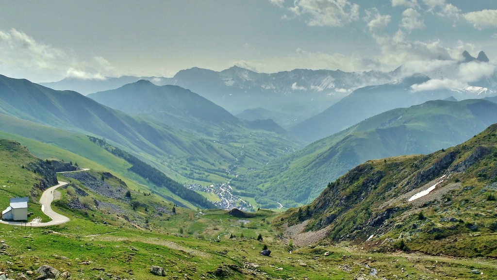 View from Col de la Croix de Fer, France