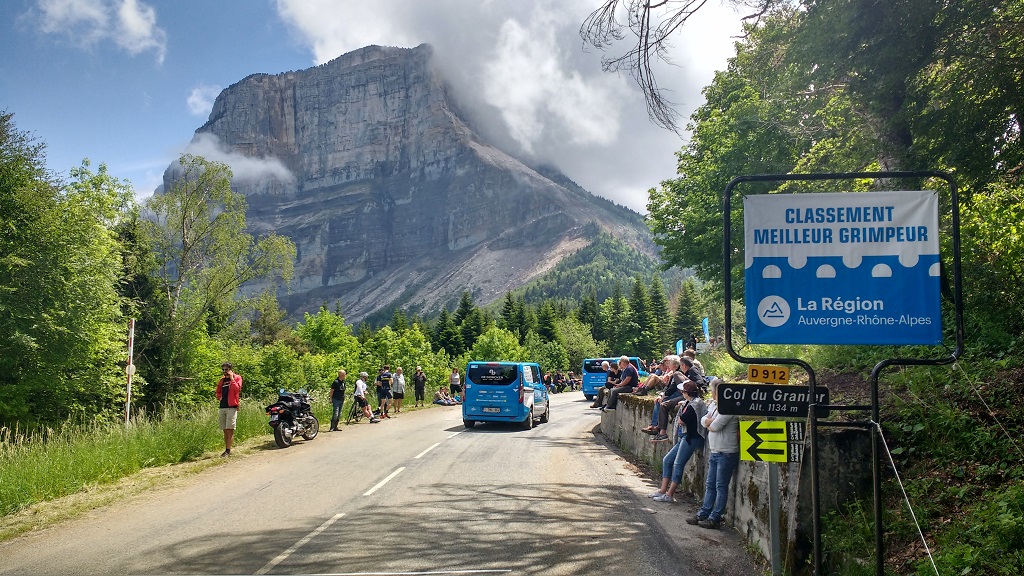 Cliffs above the Col du Granier
