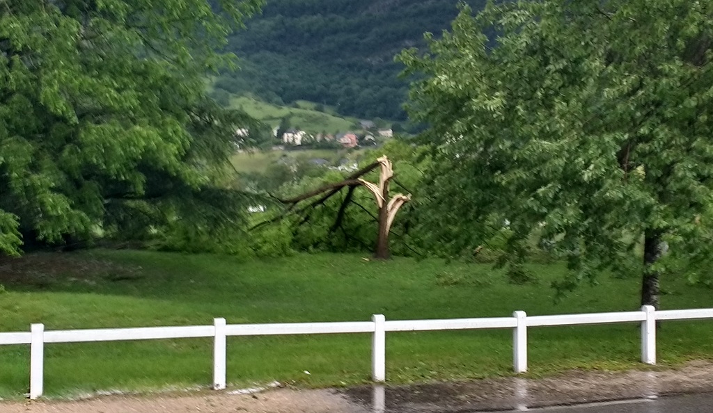 Storm Challes-Les-Eaux, France 15 June 2019