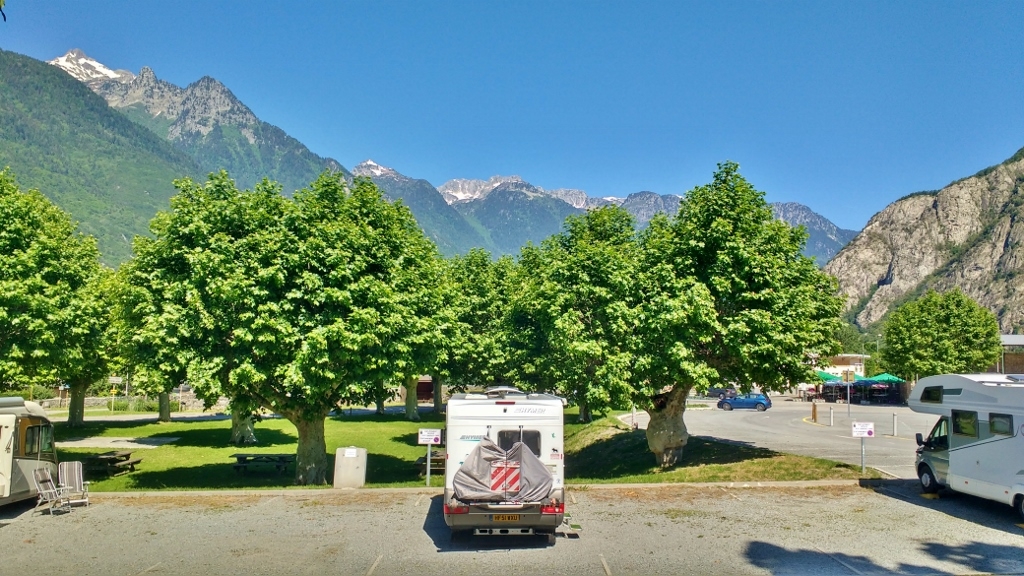 Motorhome parking La Chambre, France