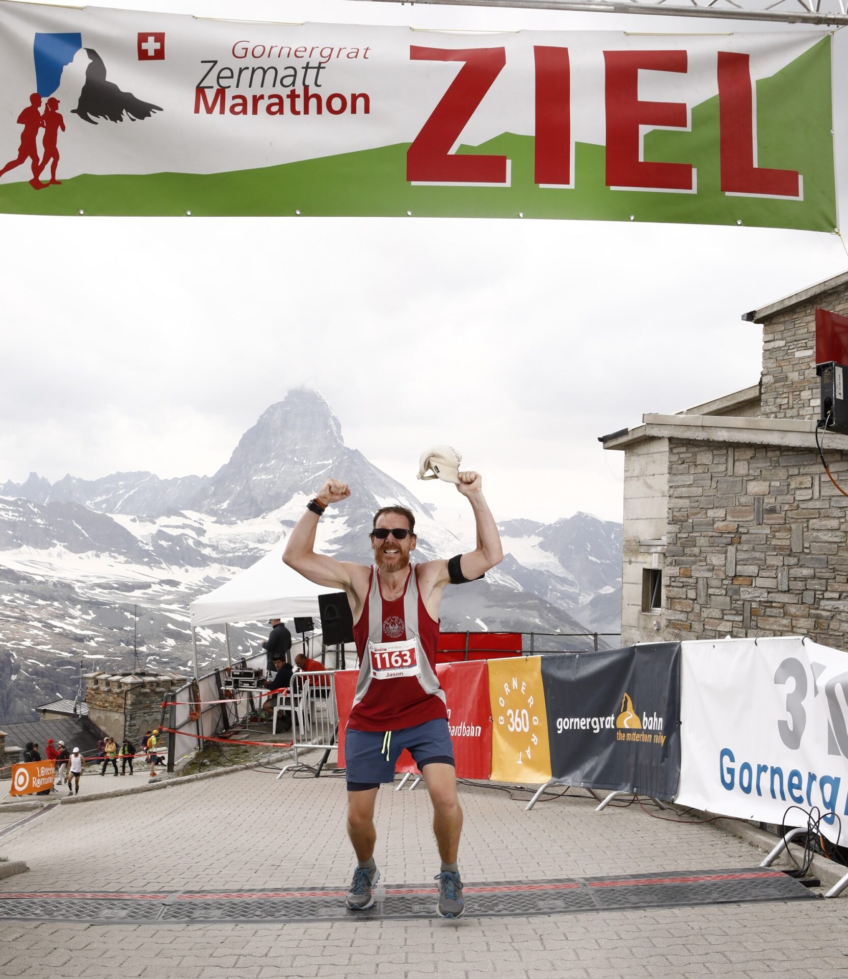 Euphoria! Finishing the 2019 Zermatt Ultramarathon at Gornergrat
