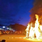 Bonfire in Gerardmer France