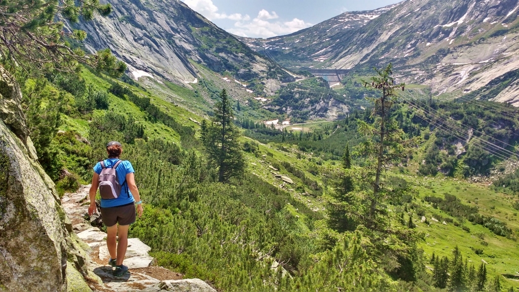 hike down from Gelmersee