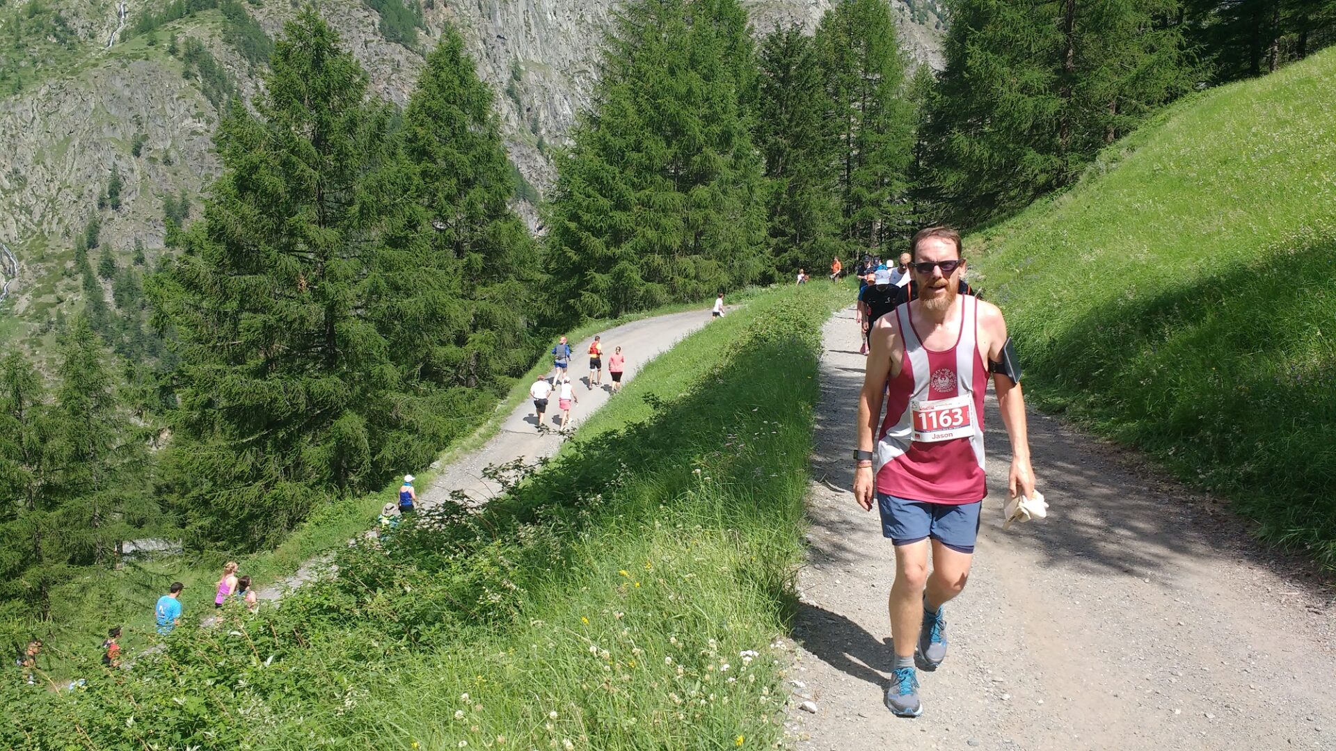 Mile 16 of the Zermatt Ultramarathon