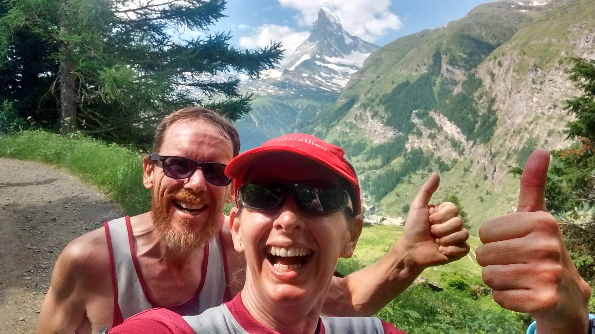 Meeting Ju on the Slog Up from Zermatt