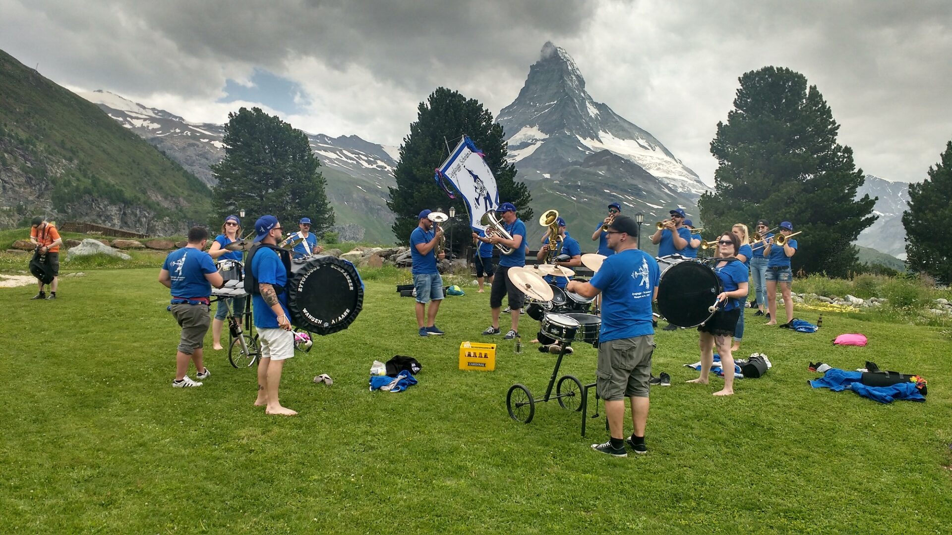The band at Riffelalp