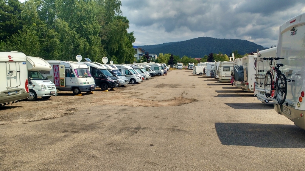 motorhome aire in Gerardmer France