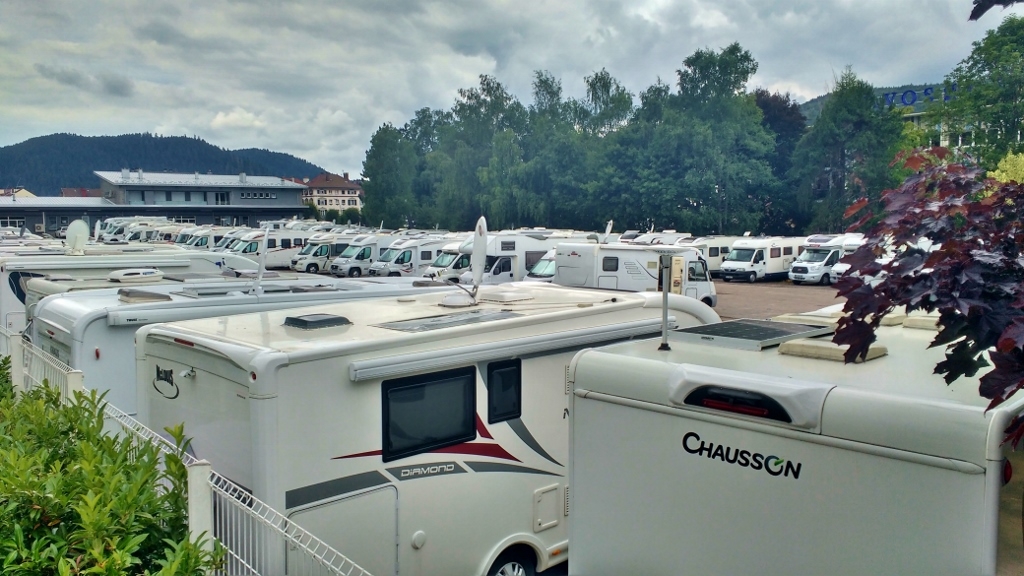 motorhome aire in Gerardmer France