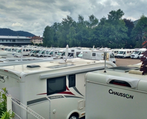 motorhome aire in Gerardmer France