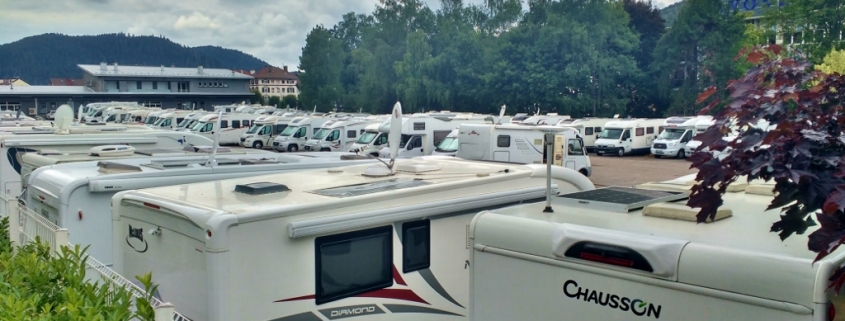 motorhome aire in Gerardmer France