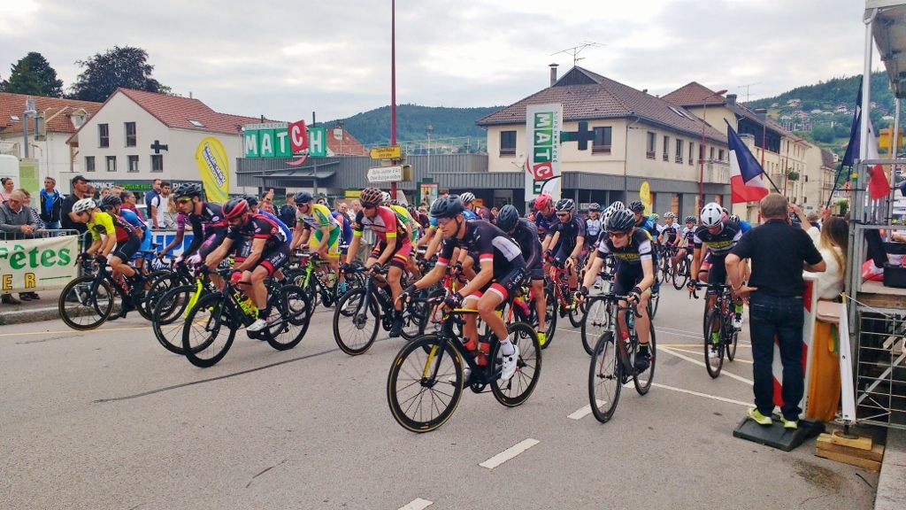 bike race in Gerardmer France