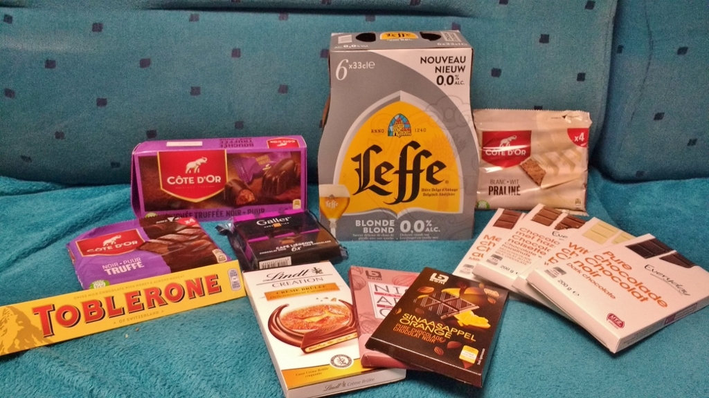 belgium beer and chocolate