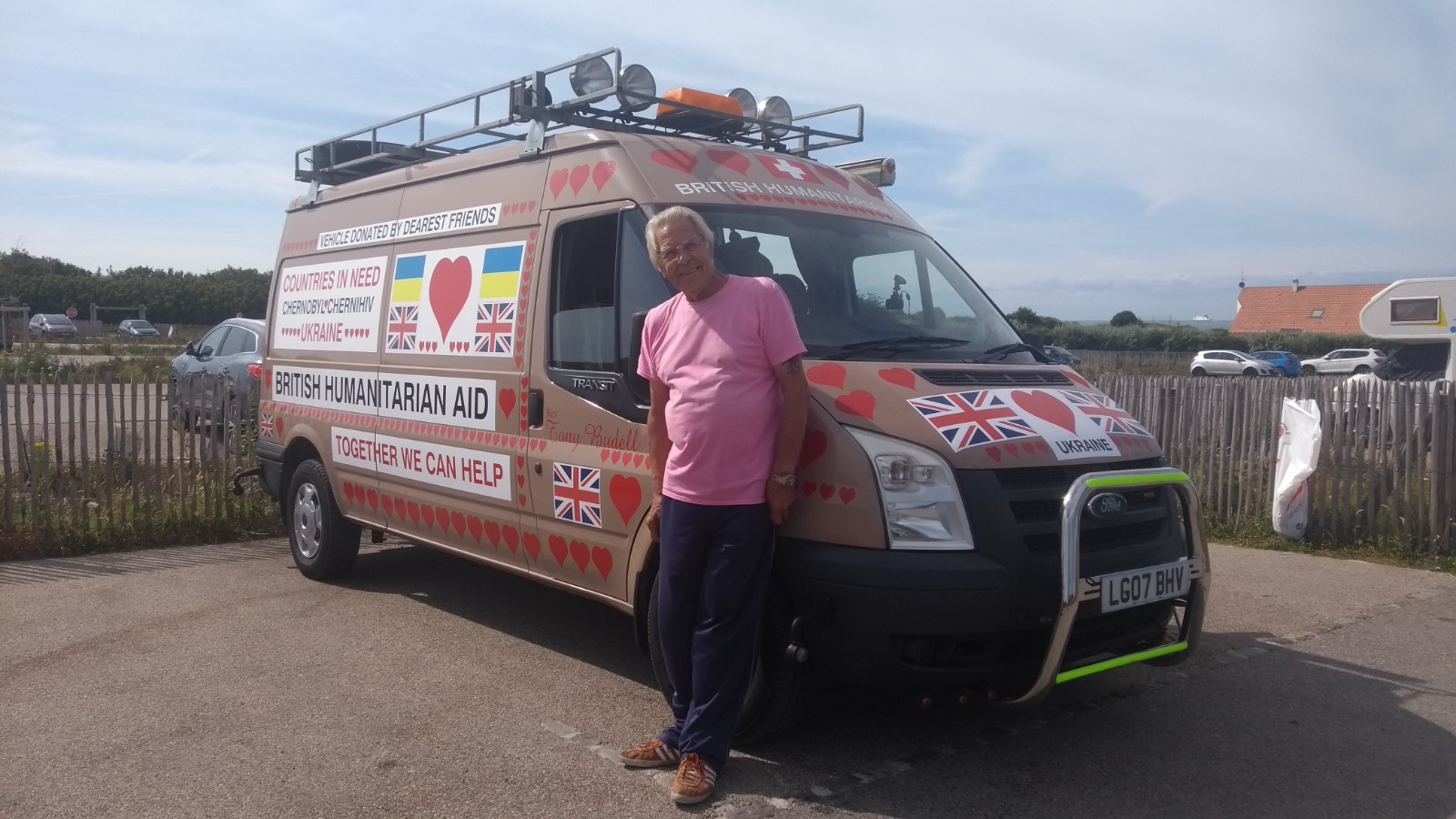 The Reverend Tony Budell - founder of www.britishhumanitarianaid.co.uk