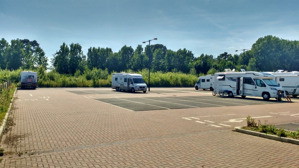 low cost motorhome stop Canterbury UK