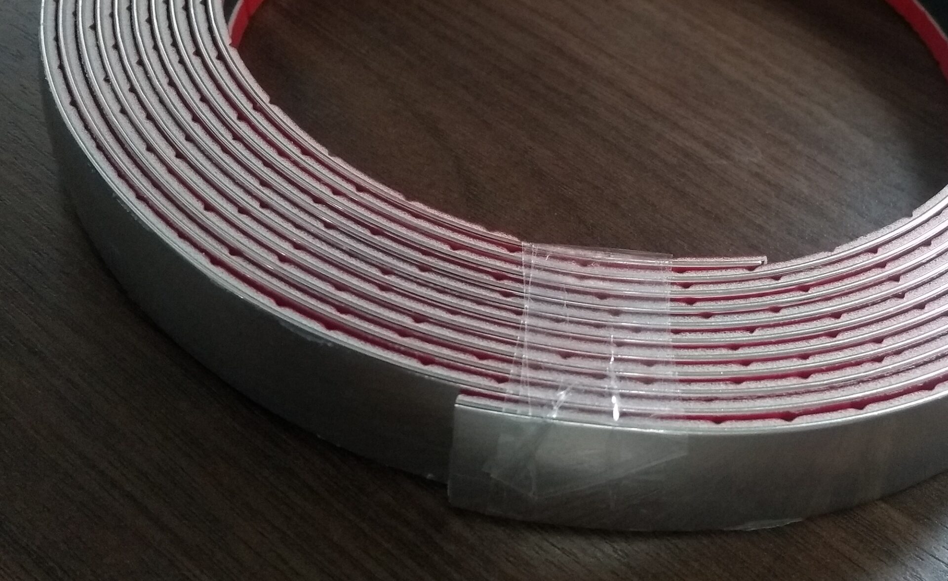 Silver Hymer Bumper Trim with Self-Adhesive Backing from eBay