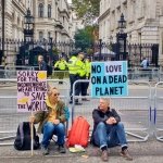 Extinction Rebellion Protest Outside No 10