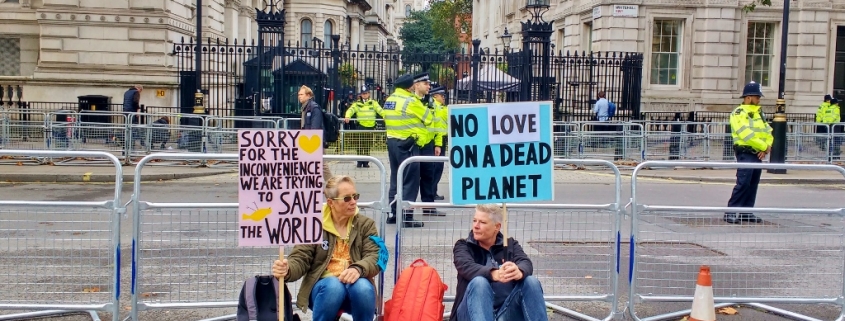 Extinction Rebellion Protest Outside No 10