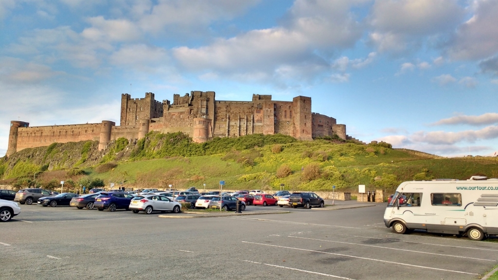 Bamburgh Castle Motorhome Parking