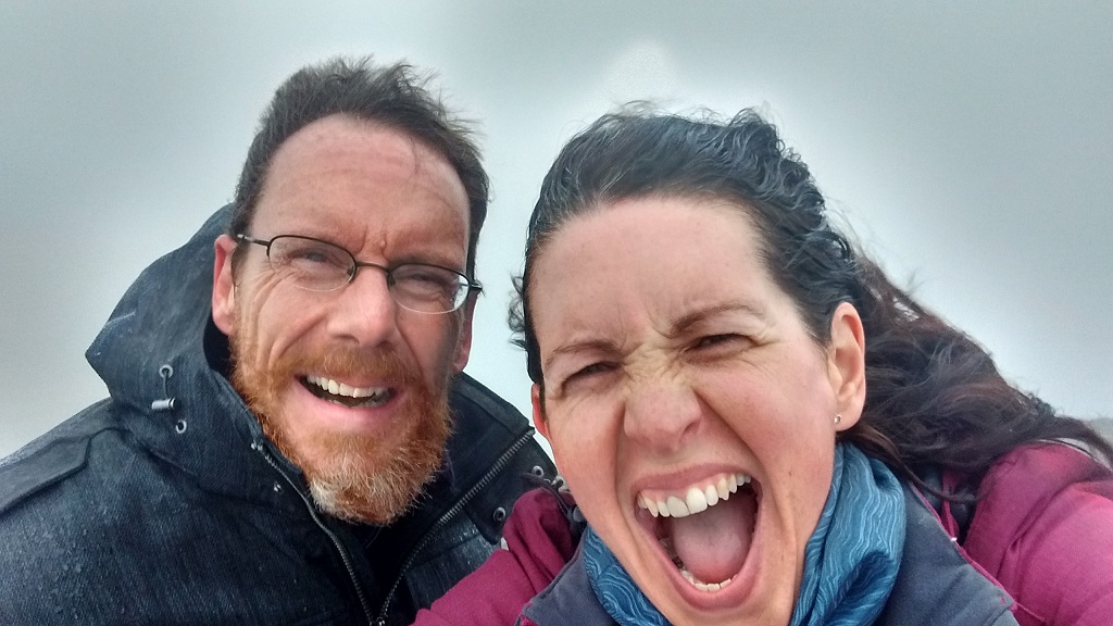 Hahahahhahaha! Tad windy up Arthur's Seat