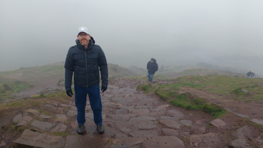 The path up to Arthur's Seat above Edinburgh