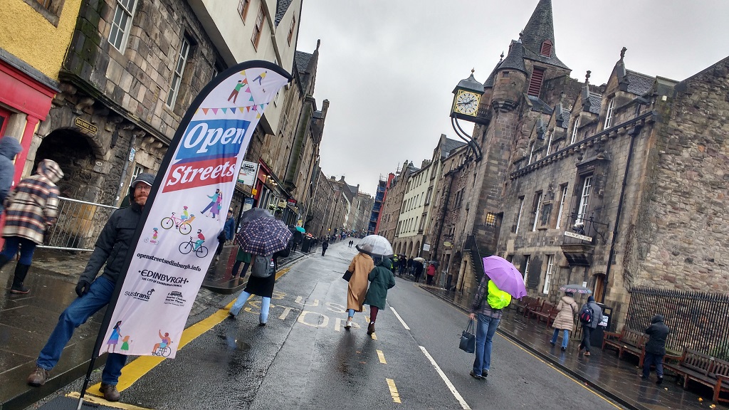 Carless Streets as part of Edinburgh's Open Streets Initiative