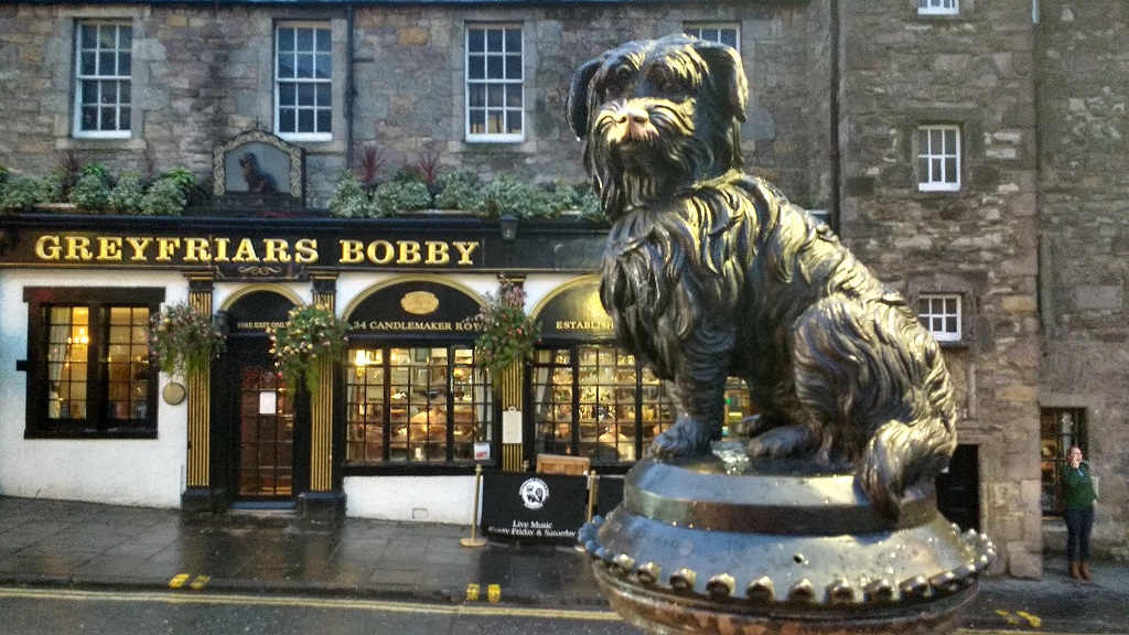 Statue to Greyfriars Bobby, Edinburgh