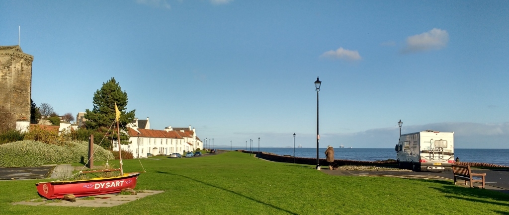 Pan Ha, Dysart - motorhome parking