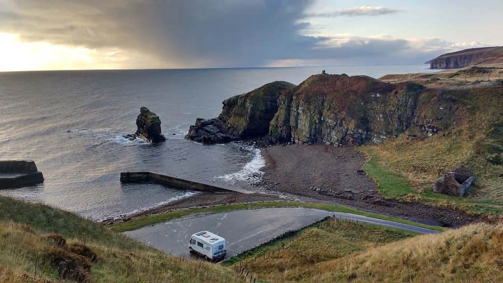 £7 a night to park here at Latheronwheel NC500