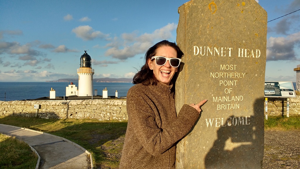 Dunnet Head Most Northlery Point on Mainland Britain sign