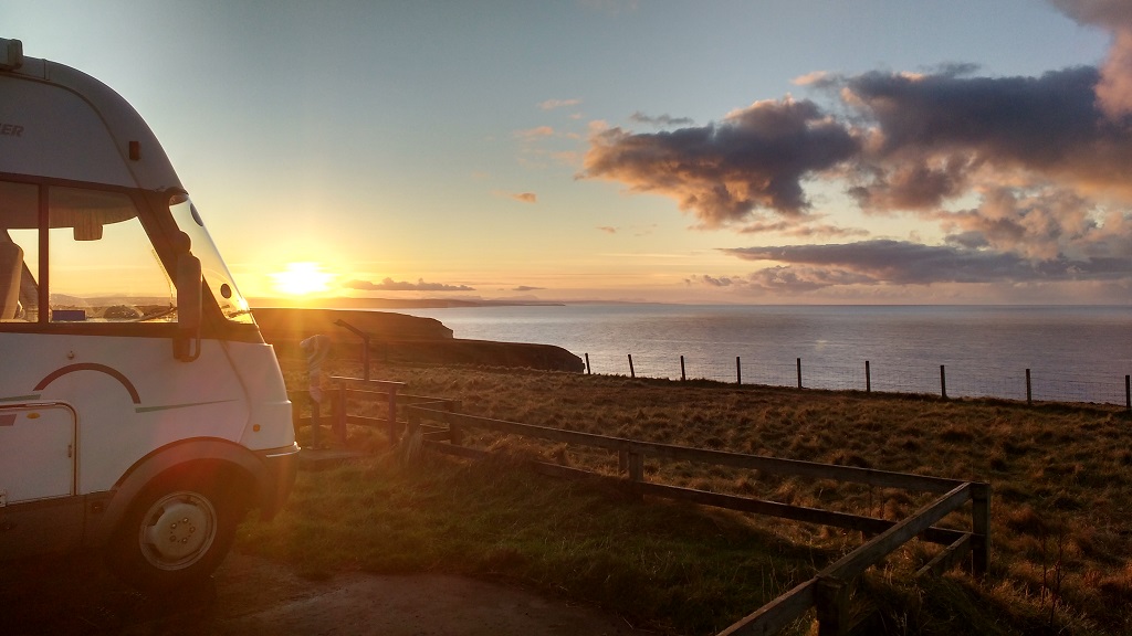Sunset at Dunnet Head, Scotland