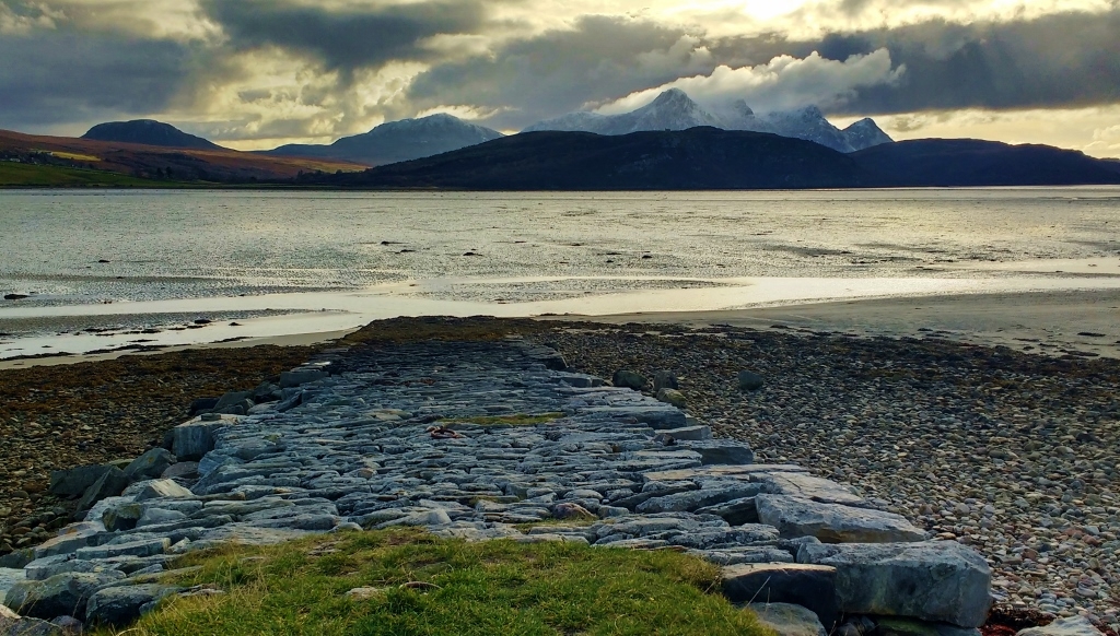 Motorhome Picnic Spot Kyle of Tongue, NC500 Scotland