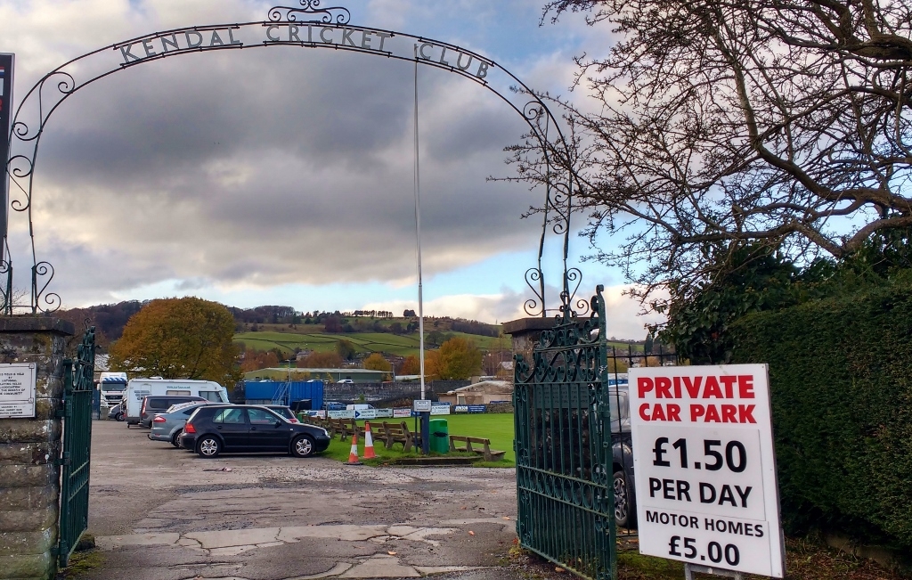 Motorhome parking Kendal Cricket Club