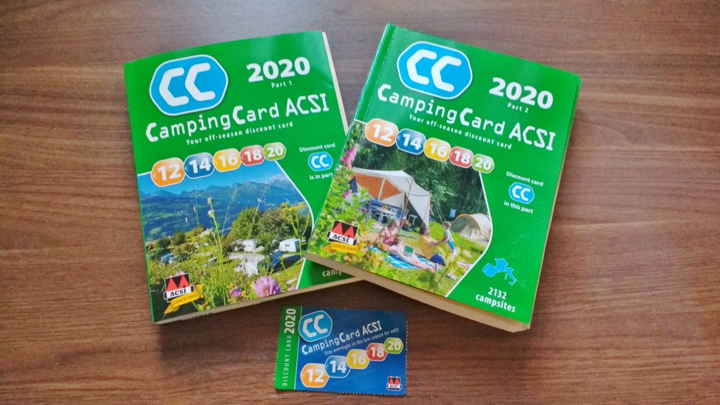 ACSI camping card books