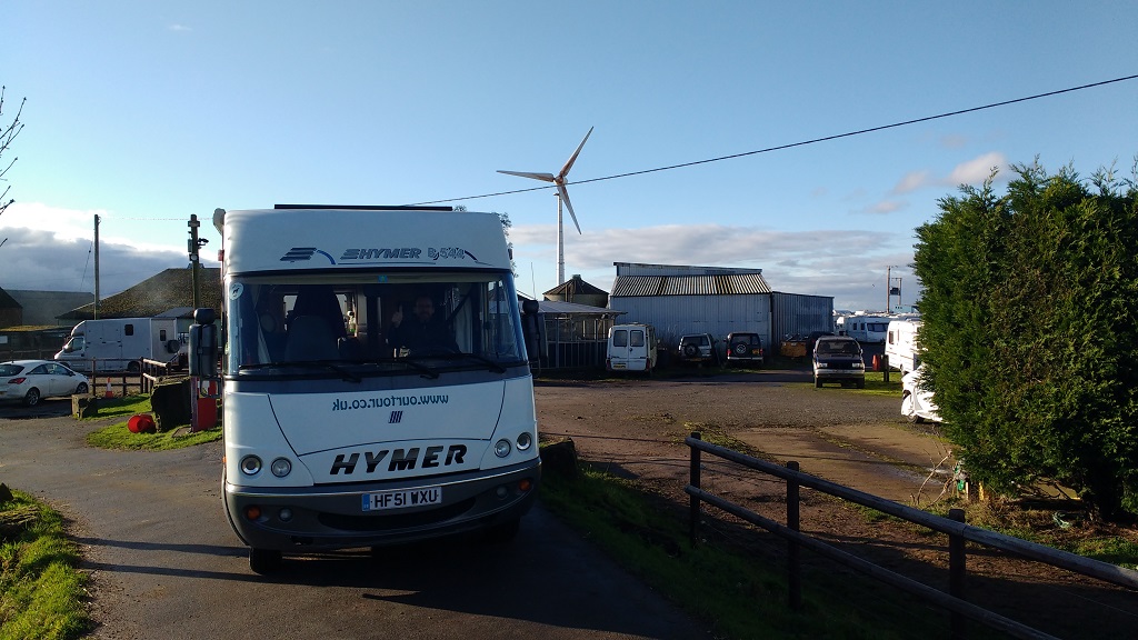 Motorhome Storage Yard Farm