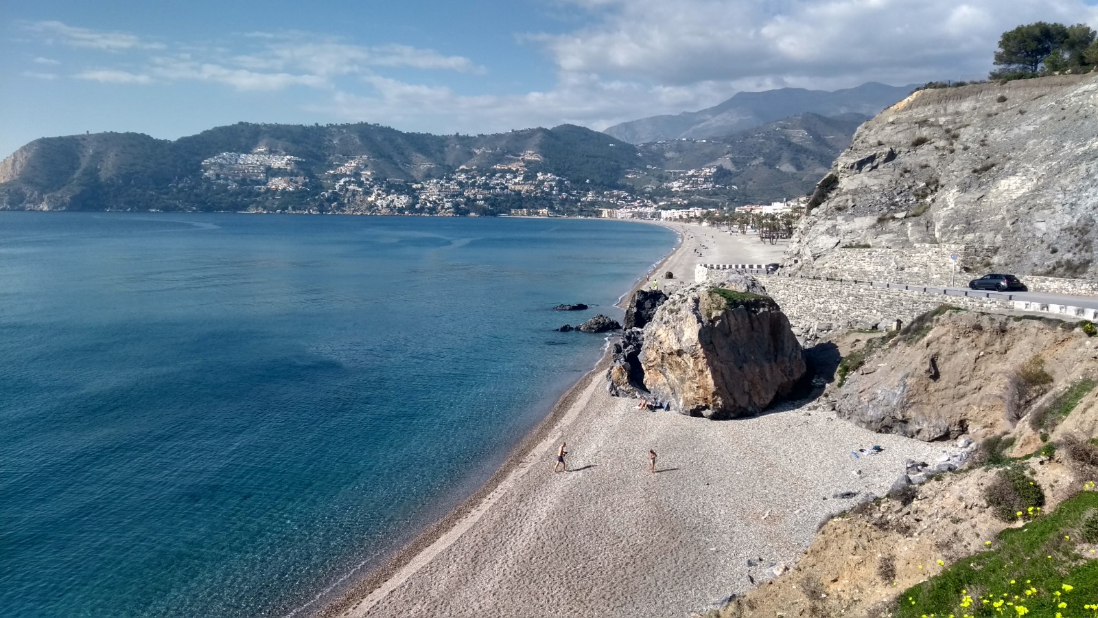 The la Herradura beach. The water is beautiful and Andy explained there's great snorkeling to he had around here.