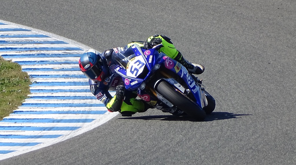 Rider at Jerez Circuit