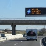 coronavirus road signs spain