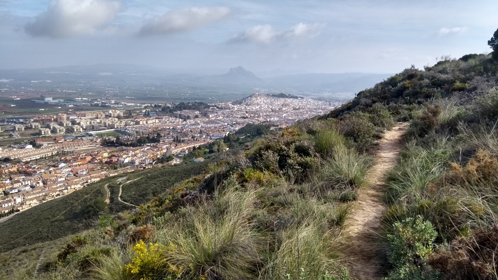 Trails above Antequera