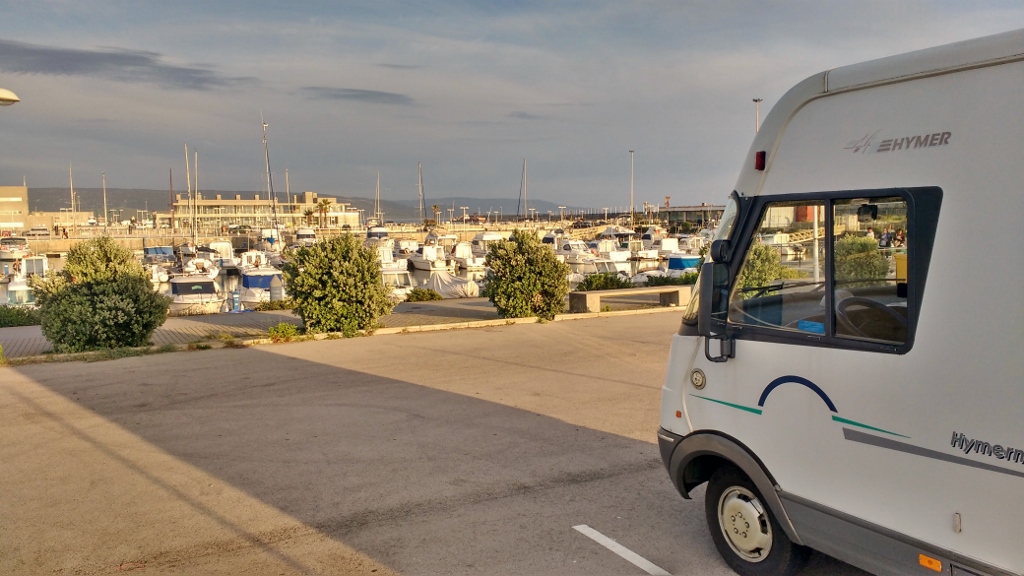 motorhome aire Barbate, Spain