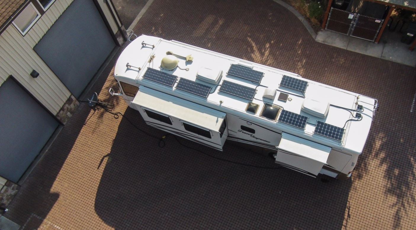 Solar system RV panels thechouters.com