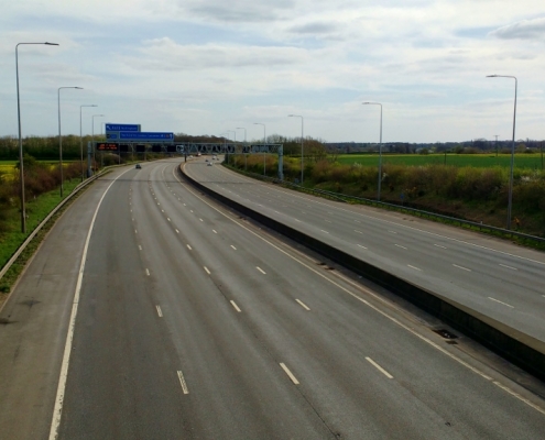 covid-19 lock down empty M1