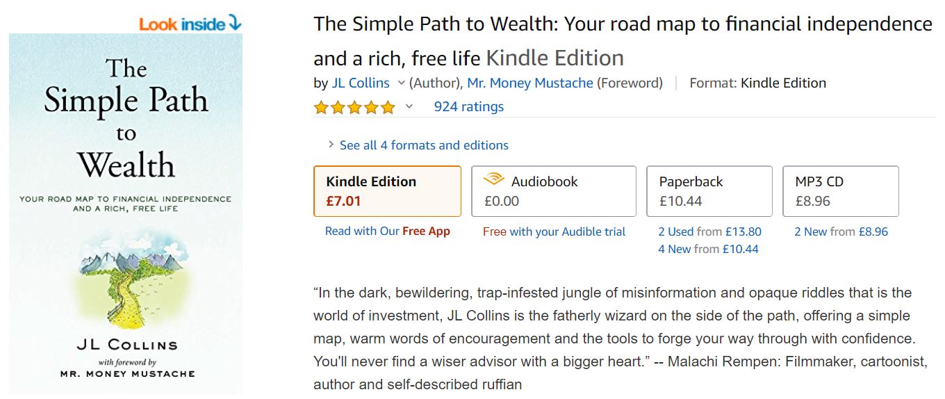 JL Collins Simple Path Wealth Book Investing Passive Financial Independence